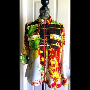 Tracy M. Abstract Long Sleeve